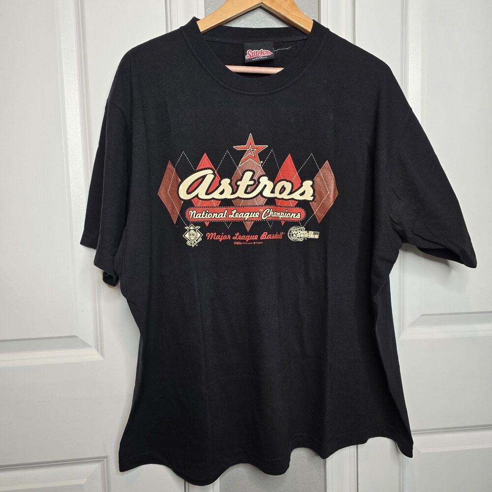 Houston Astros 2005 National League Champions Vintage Stitches Men's 2XL
